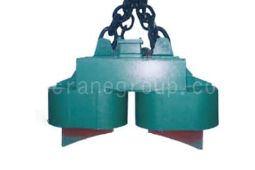 Specialized electromagnet for lifting steel plates