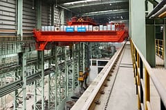  Zunyi Changling Special Steel Company Limited T steel mill ladle crane