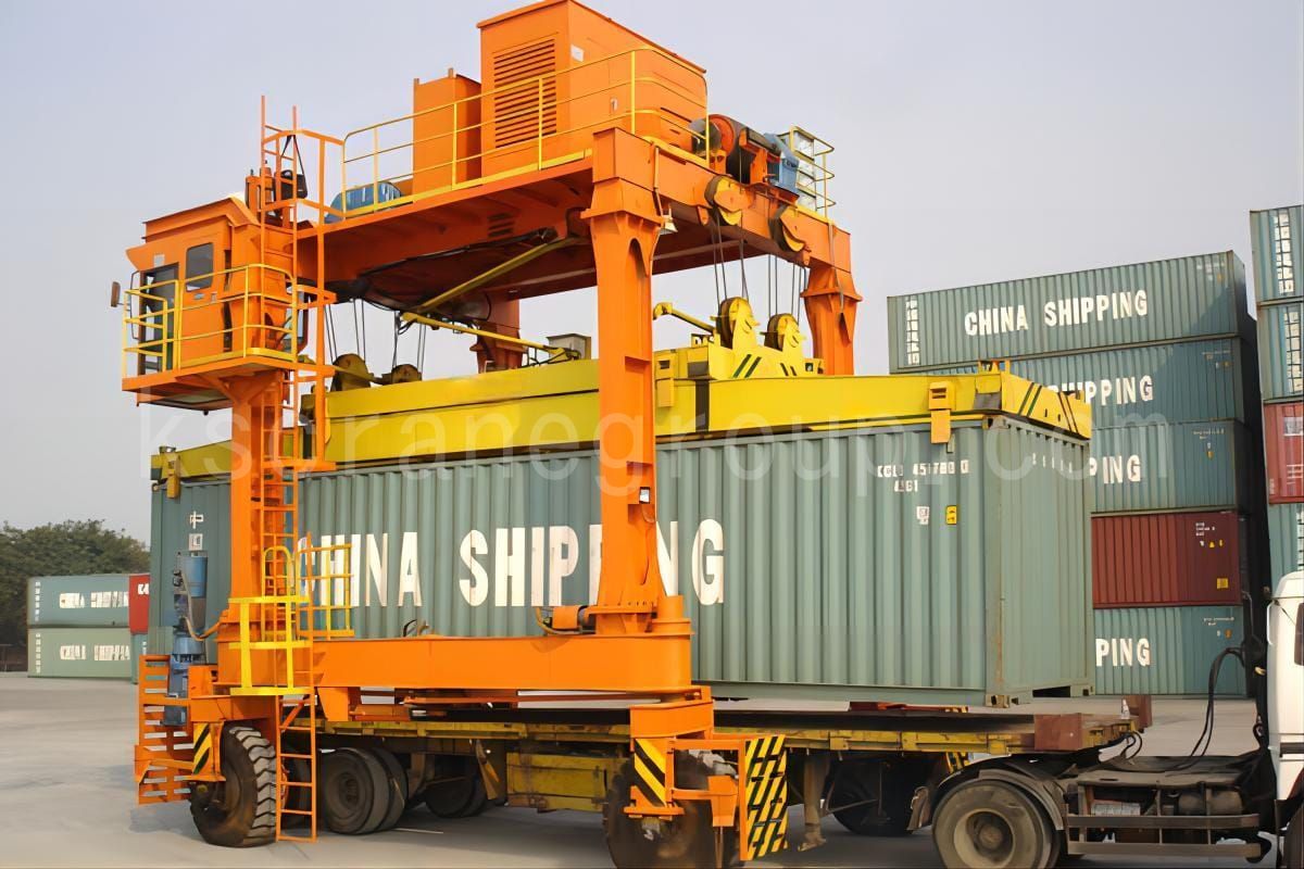 Automated Container Straddle Carriers Crane for Sale