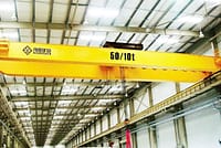 European Top Running Double Girder Overhead Crane with Wire Rope Hoist 3