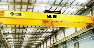 European Top Running Double Girder Overhead Crane with Wire Rope Hoist 3