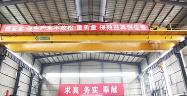 LH top running double girder overhead crane with wire rope hoist