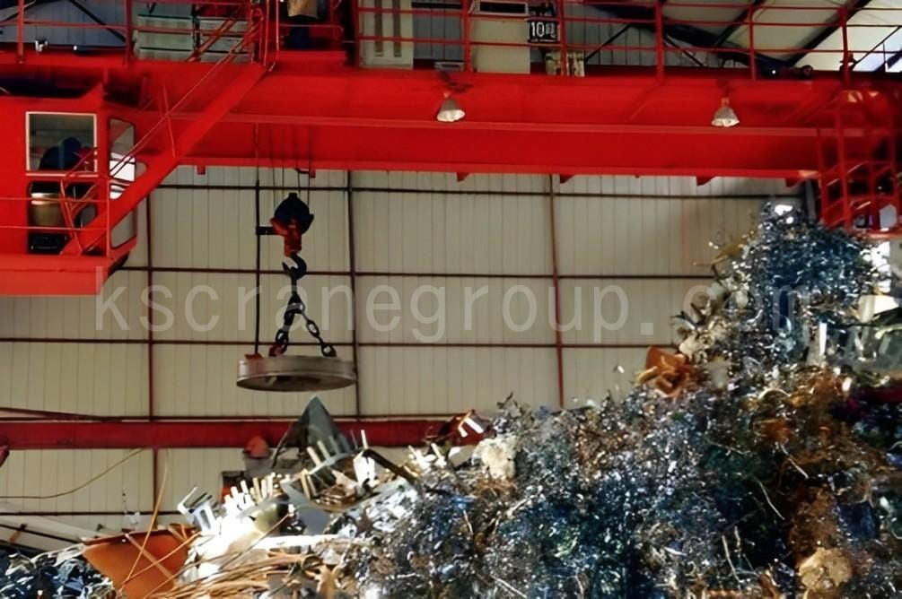 QC Electromagnetic Overhead Cranes for Scrap Metal Handling