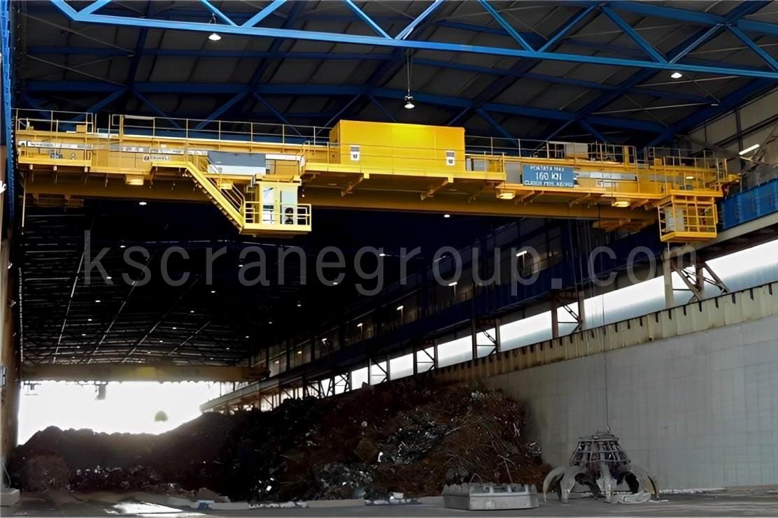 QP Overhead Crane with Grab and Magnet