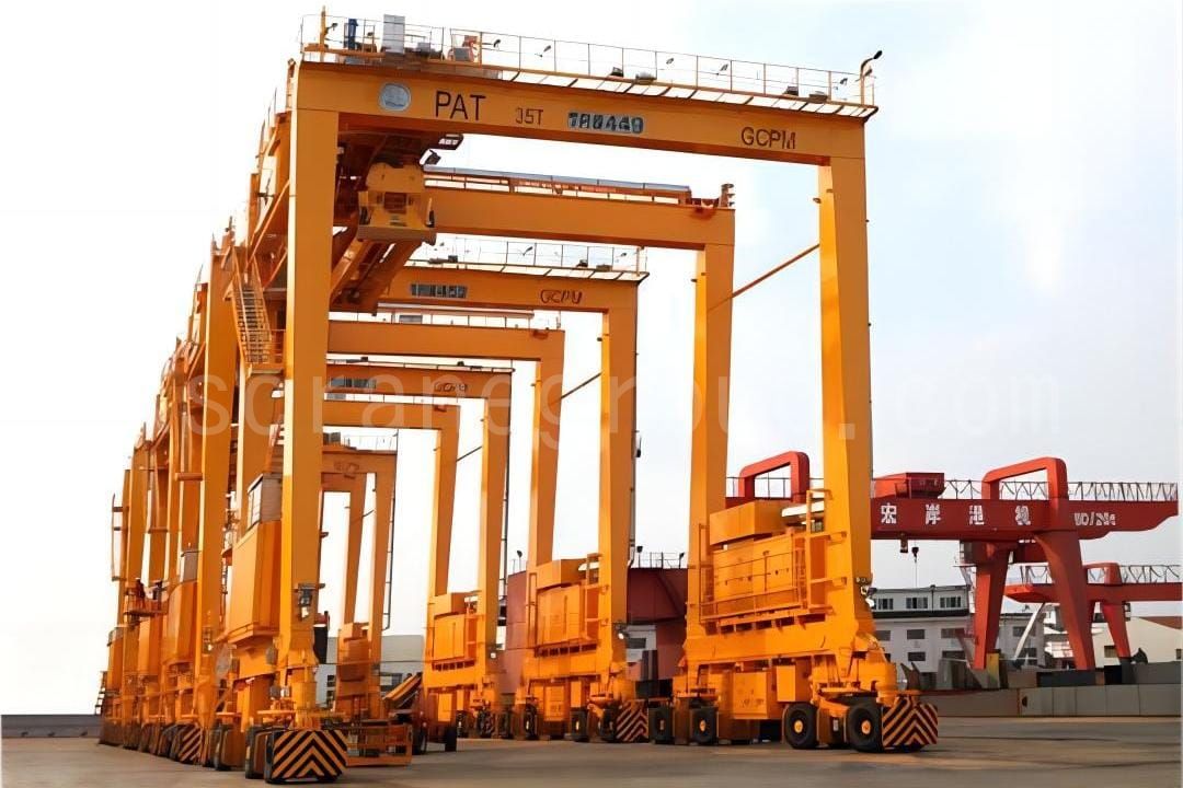 RTG Automated Rubber Tyred Container Gantry Crane