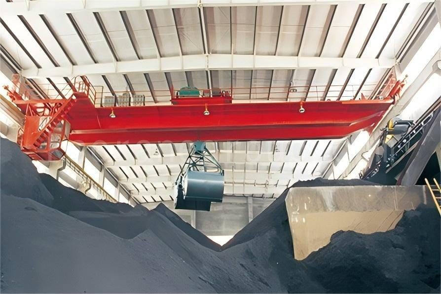 Overhead crane with grab bucket for coal handling.jpeg