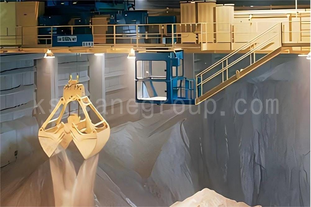 Overhead crane with grab bucket for grabbing sand.jpeg