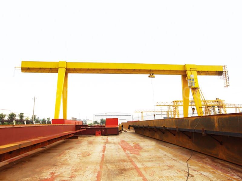 MH Single Girder Goliath Gantry Crane with Box Girder Design1