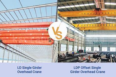 ld ordinary vs ldp offset single girder overhead cranes