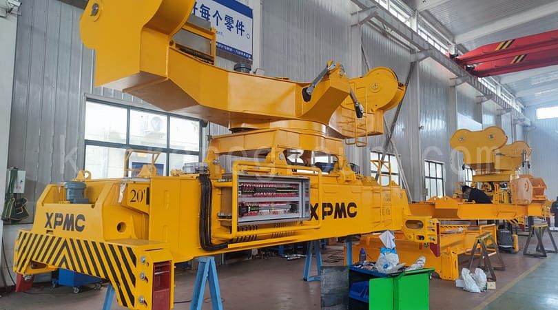 45 Ton Konteyner Gantry Vinçleri Konteyner Yayıcı Ölçekli