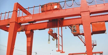 Slag handling gantry cranes for Subway Metro Construction1