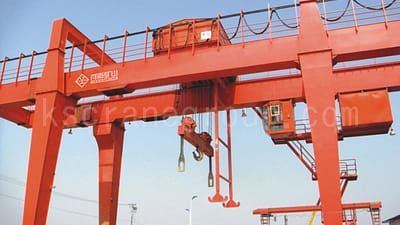 Slag handling gantry cranes for Subway Metro Construction1