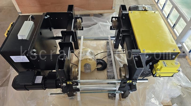 5 Ton HD European single girder overhead crane pictures3 scaled