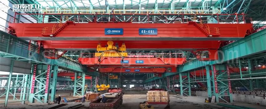 4040 Ton Overhead Crane with Rotating Lifting Beam1 副本111