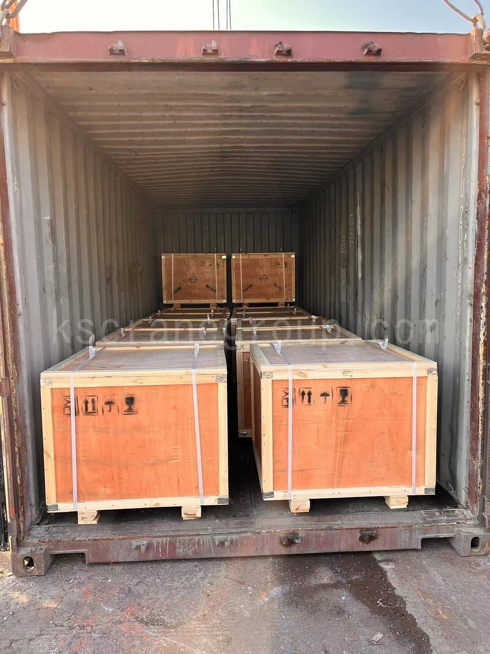 Pcs Casting Wheel Export to EgyptPackage drawing